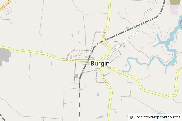 Mapa Burgin