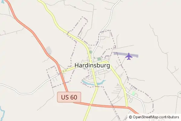 Mapa Hardinsburg