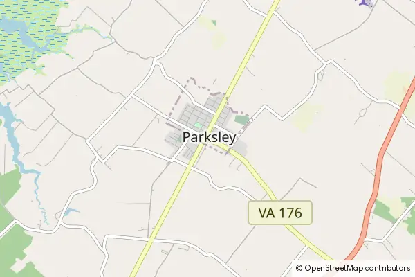 Mapa Parksley