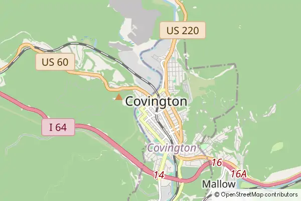 Mapa Covington