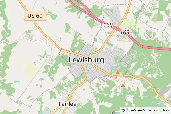 Mapa Lewisburg