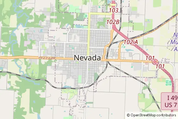 Mapa Nevada