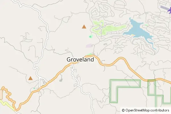 Mapa Groveland