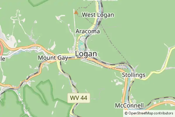 Mapa Logan