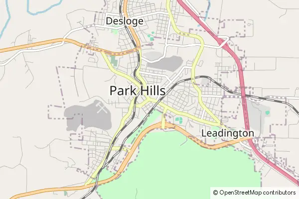 Mapa Park Hills