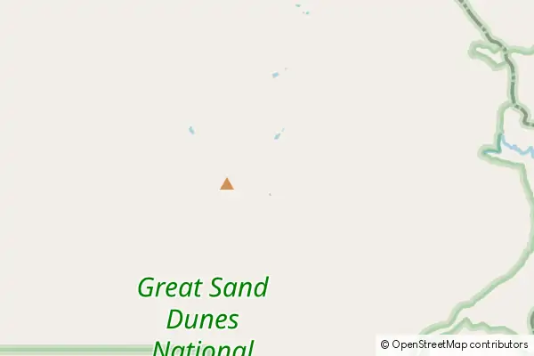 Mapa Great Sand Dunes National Park & Preserve