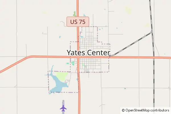 Mapa Yates Center