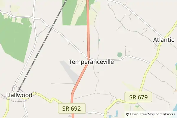 Mapa Temperanceville