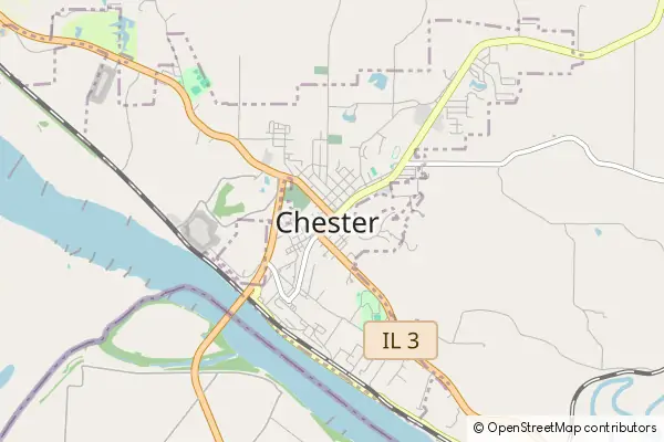 Mapa Chester