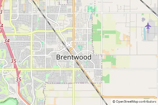 Mapa Brentwood