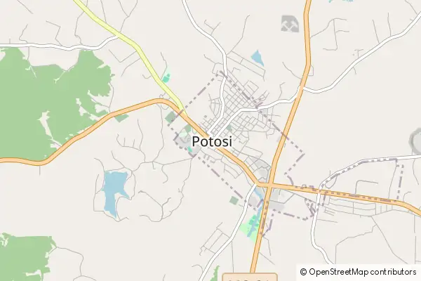 Mapa Potosi