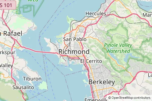 Mapa Richmond