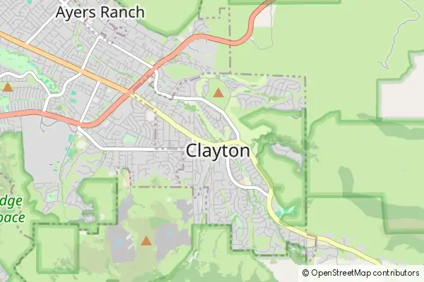 Mapa Clayton