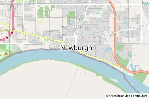 Mapa Newburgh