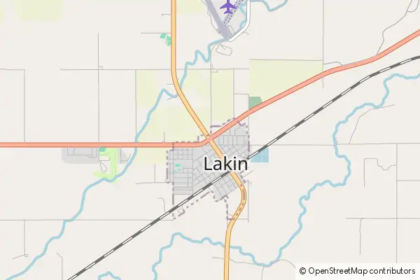 Mapa Lakin