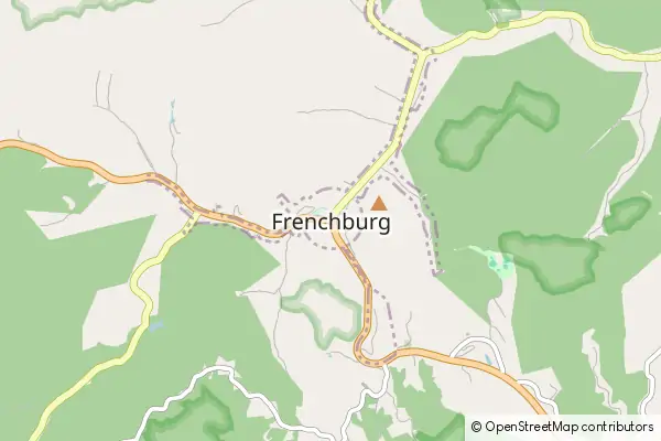 Mapa Frenchburg