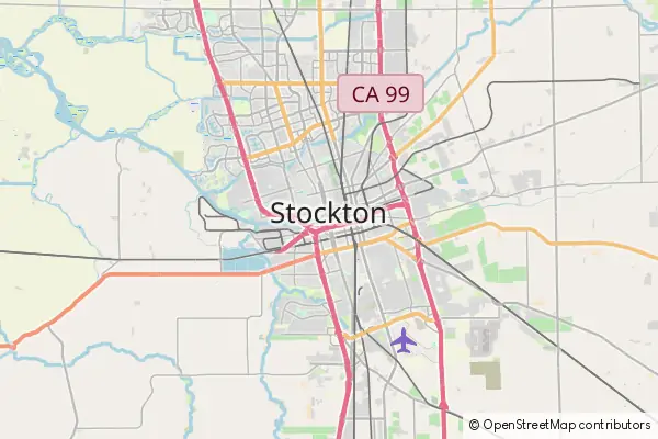 Mapa Stockton