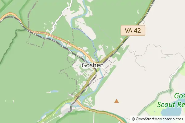 Mapa Goshen