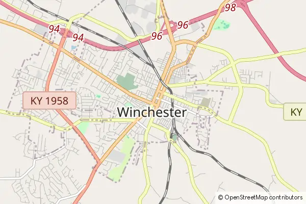 Mapa Winchester