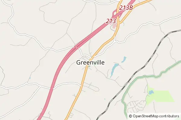 Mapa Greenville