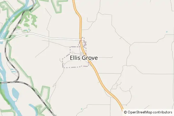 Mapa Ellis Grove