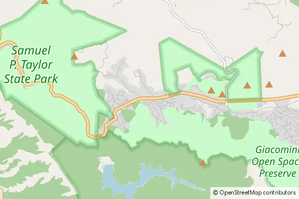 Mapa Forest Knolls