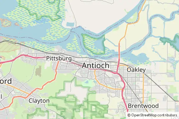 Mapa Antioch