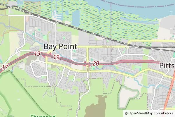 Mapa Bay Point