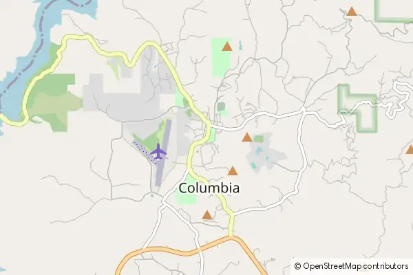 Mapa Columbia