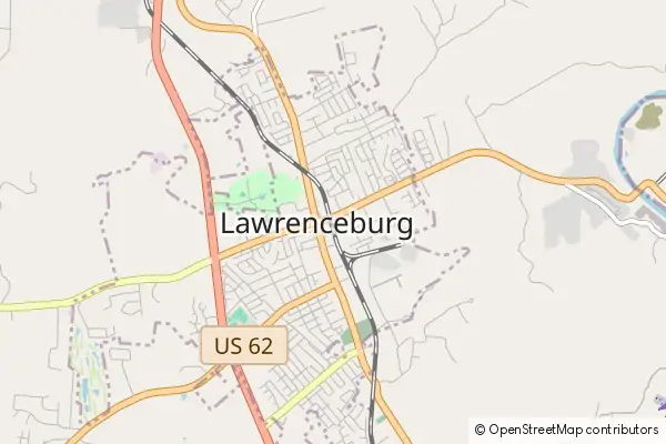 Mapa Lawrenceburg