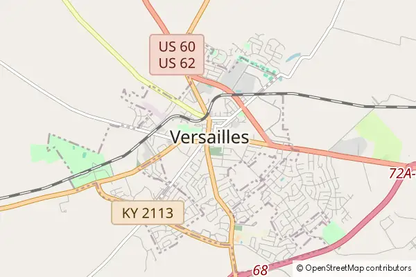 Mapa Versailles