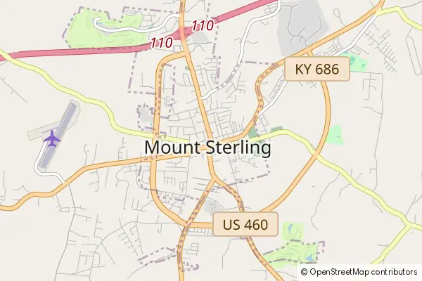 Mapa Mount Sterling