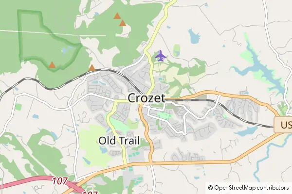 Mapa Crozet