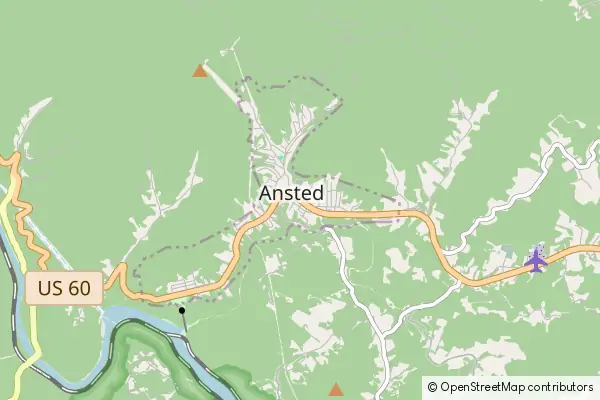 Mapa Ansted