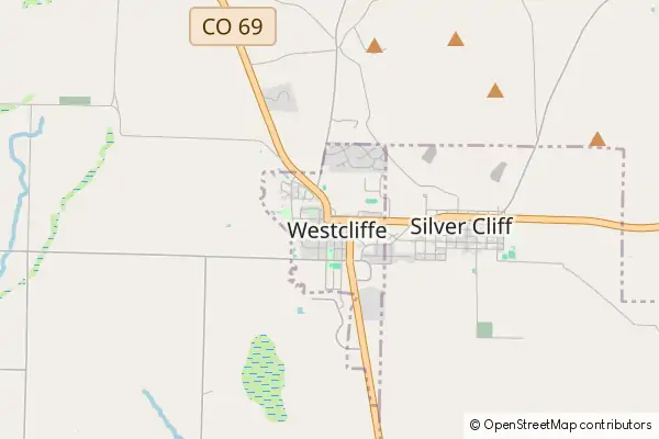 Mapa Westcliffe