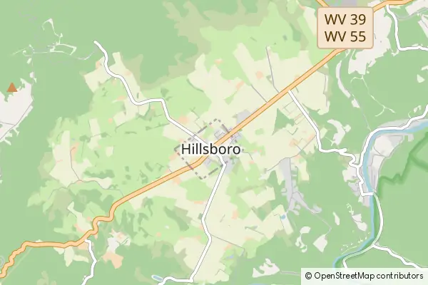 Mapa Hillsboro