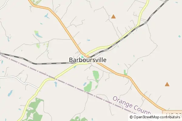 Mapa Barboursville