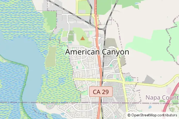 Mapa American Canyon