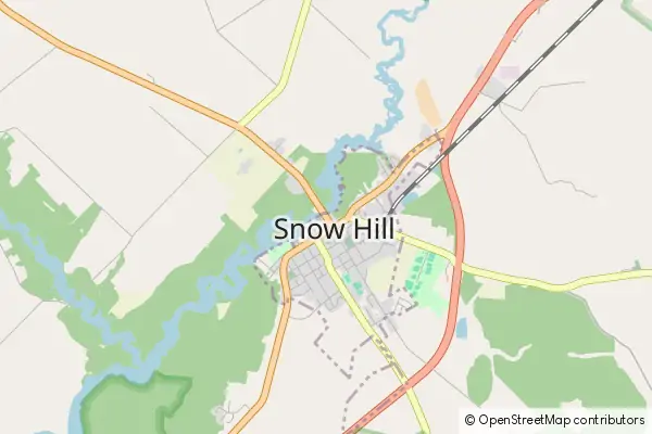 Mapa Snow Hill