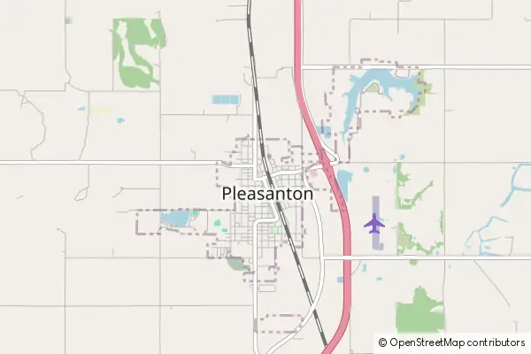 Mapa Pleasanton