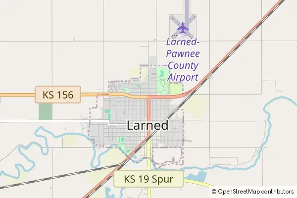 Mapa Larned