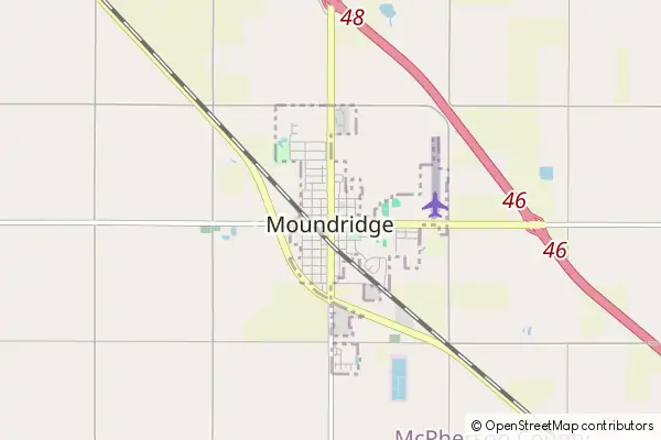 Mapa Moundridge