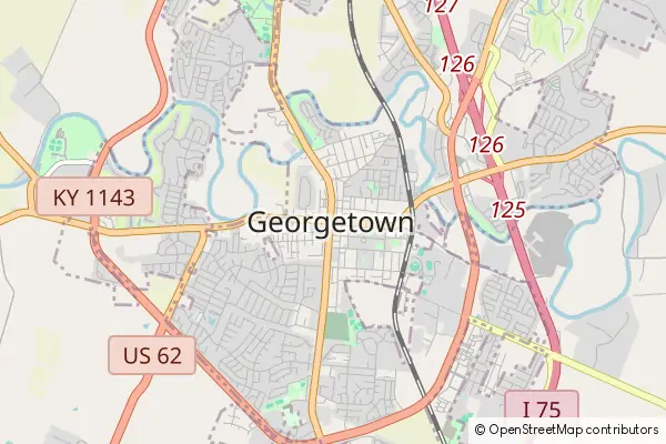 Mapa Georgetown