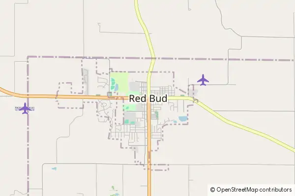 Mapa Red Bud