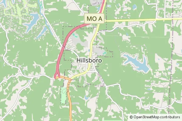 Mapa Hillsboro