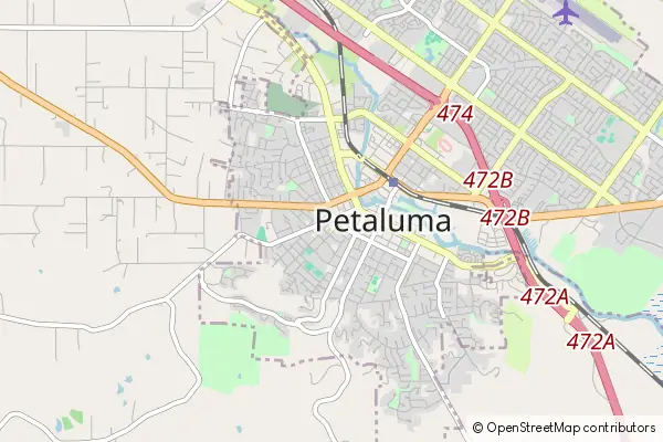 Mapa Petaluma