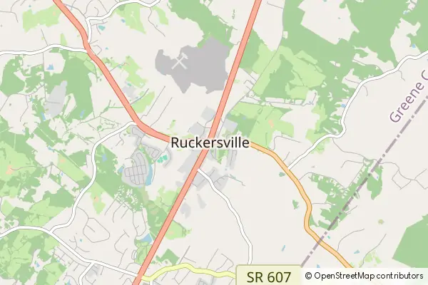 Mapa Ruckersville