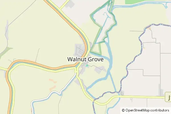 Mapa Walnut Grove