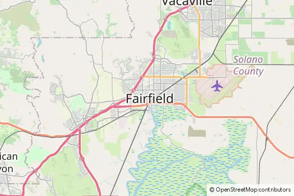 Mapa Fairfield