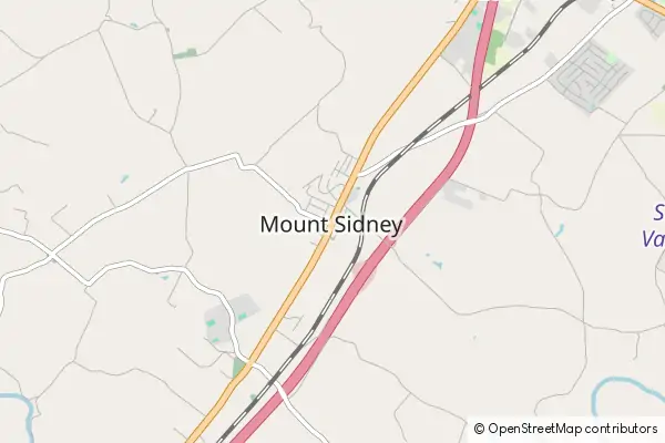 Mapa Mount Sidney